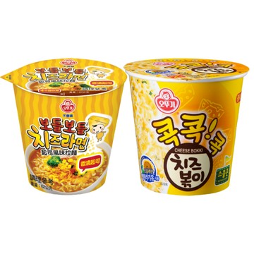 【蝦皮直營】韓國不倒翁 杯麵 (起司拉麵/起司乾拌麵)
