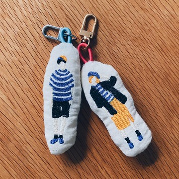 【客製化禮物】電繡 / 似顏 / 掛飾 / lovely day