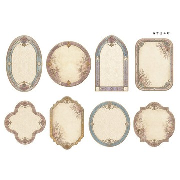 【9 月新品】20-149-0240 剪裁紙 幻想復古浪漫喫茶