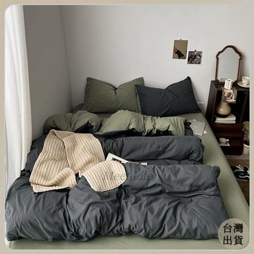【Meet Life】免運🔥 鋪棉床包組 床包四件組 ins風簡約超柔水洗棉四件組學生宿捨床單三件組床上用品被套床包