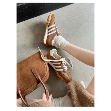 小眾復古opel同款德訓鞋女2023年新款美拉德運動板鞋休閑阿甘鞋子