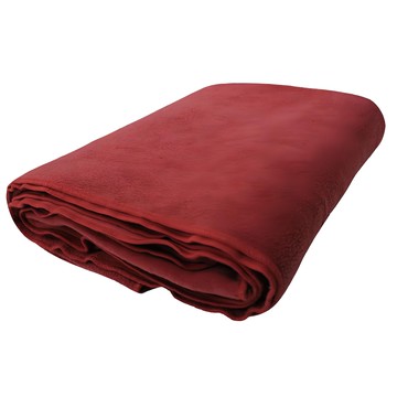 寢室安居 台灣製軍規 露營必備全防風 極細纖維複合長毛雙層軍用毯 185 x 155 x 0.7cm  酒紅  1件