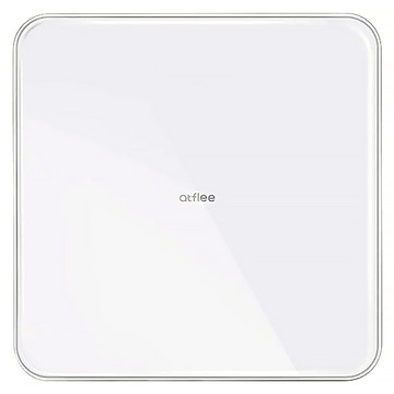atflee T3 數位 LED 電子體重計 強化玻璃+ABS 最大測量重量 180kg 附2顆電池  M89050  白色  1個
