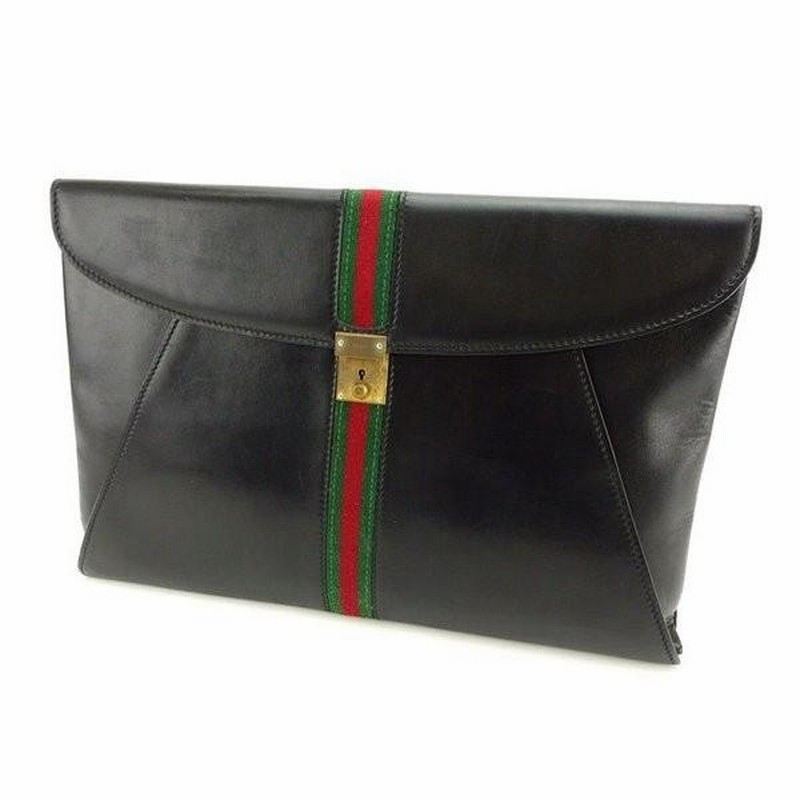 グッチ ドキュメントケース 書類ケース レディース シェリー ブラック