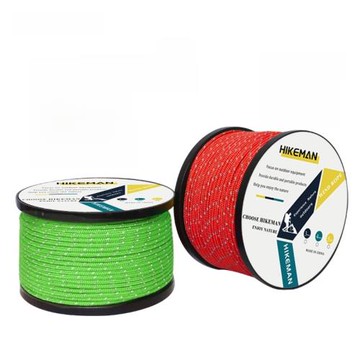 50米帳篷防風繩反光營繩捆繩天幕遮陽棚撐桿地釘固定拉繩3mm加粗