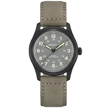 Hamilton 漢米爾頓 卡其陸戰系列 鈦金屬 機械腕錶 42mm / H70215880