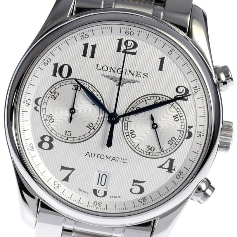 ☆美品【LONGINES】ロンジン マスターコレクション クロノグラフ L2.629.4 自動巻き メンズ | LINEブランドカタログ