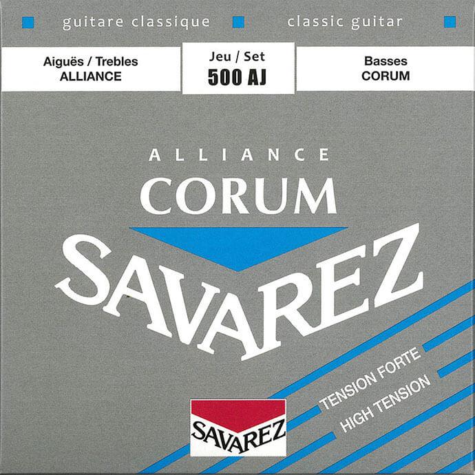 クラシックギター 弦 SAVAREZ CORUM ALLIANCE ハイテンション 500AJ