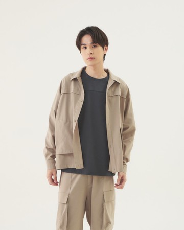 寬版防潑水機能工作襯衫