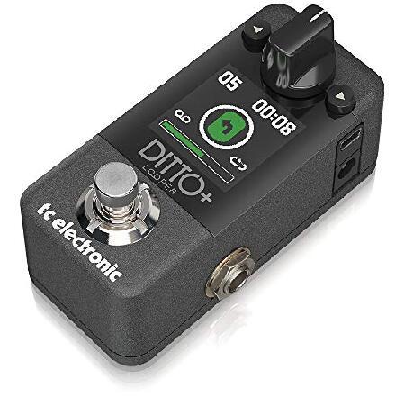 TC Electronic コンパクトサイズルーパーペダル 99スロット 60分のループタイム カラーディスプレイ Extendループモード DITTO  LOOPER