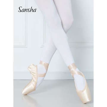 sansha 三沙芭蕾舞蹈鞋專業立足尖鞋硬芭練功表演立腳尖硬鞋P01S