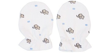FirstDress 新生兒手套(迷你小象) 純棉、快乾、吸汗~專為新生兒的需求而誕生