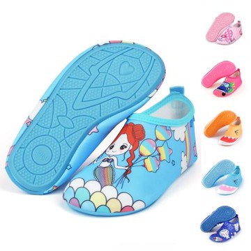 兒童沙灘鞋男女童速干透氣游泳趕海鞋防滑溯溪鞋美人魚新款潛水鞋