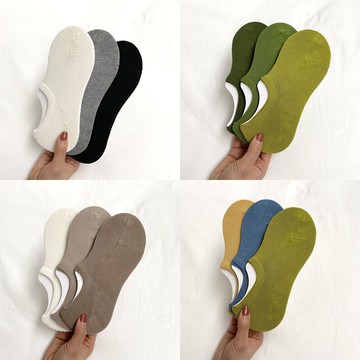 【太妮絲Z73】現貨 夏季新品 短襪 防滑 馬卡龍色 襪子 船型襪 短襪 船襪 韓國 簡約