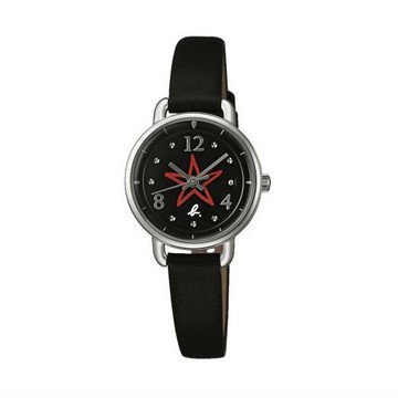 agnes b VJ22-KR80D(BH7011X1)手繪星彩時尚腕錶/黑面26mm｜樂天全館特惠中★指定刷卡回饋10%