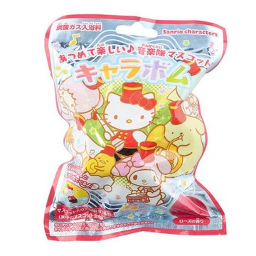 【震撼精品百貨】Hello Kitty 凱蒂貓~三麗鷗泡澡沐浴球/入浴劑(樂隊/全6種) #20316