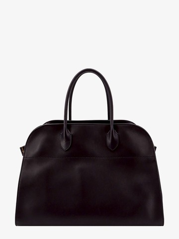Leather handbag with lateral logo print - THE ROW - gender_Woman