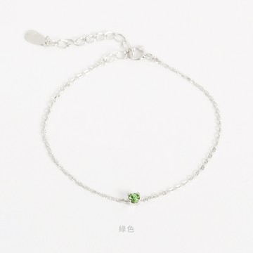 [採用施華洛世奇水晶/純銀] 浪漫際遇手鍊 / 12色 / Crystals from Swarovski / Romantic Encounter Bracelet