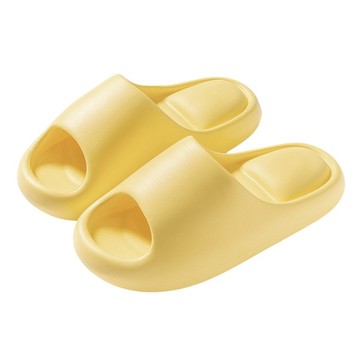 【iFoot】胖胖氣囊厚底拖鞋-黃 IF8104