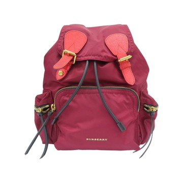 【二手名牌BRAND OFF】BURBERRY 巴寶莉 紅色 尼龍 後背包 405948