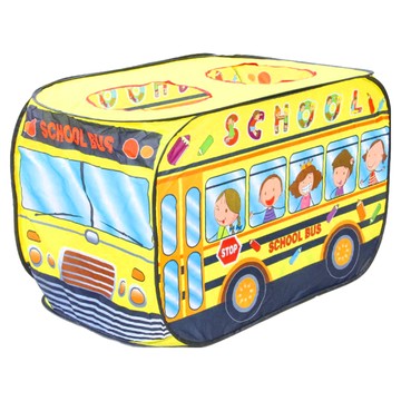 澄可玩具 造型遊戲屋 折疊帳篷  635g  黃色 校車