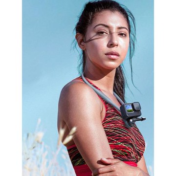 泰迅磁吸掛脖支架運動相機Insta360大疆Action4項圈GoPro11配件