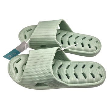 舒筑 緩壓排水浴室拖鞋  綠色  M(37/38)  1雙