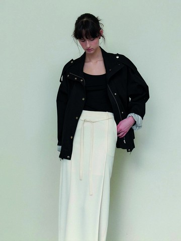 French Half Jumper Jacket [Black]