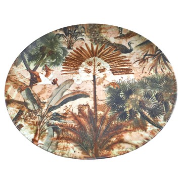 Arthur Krupp Eden 圓盤 27.5cm  咖啡色 + 綠色  1個