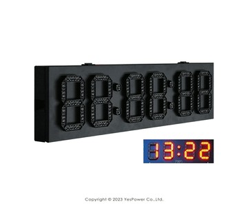 LED-08/10/12 8吋/10吋/12吋  LED戶外防水電子鐘/GPS自動校準