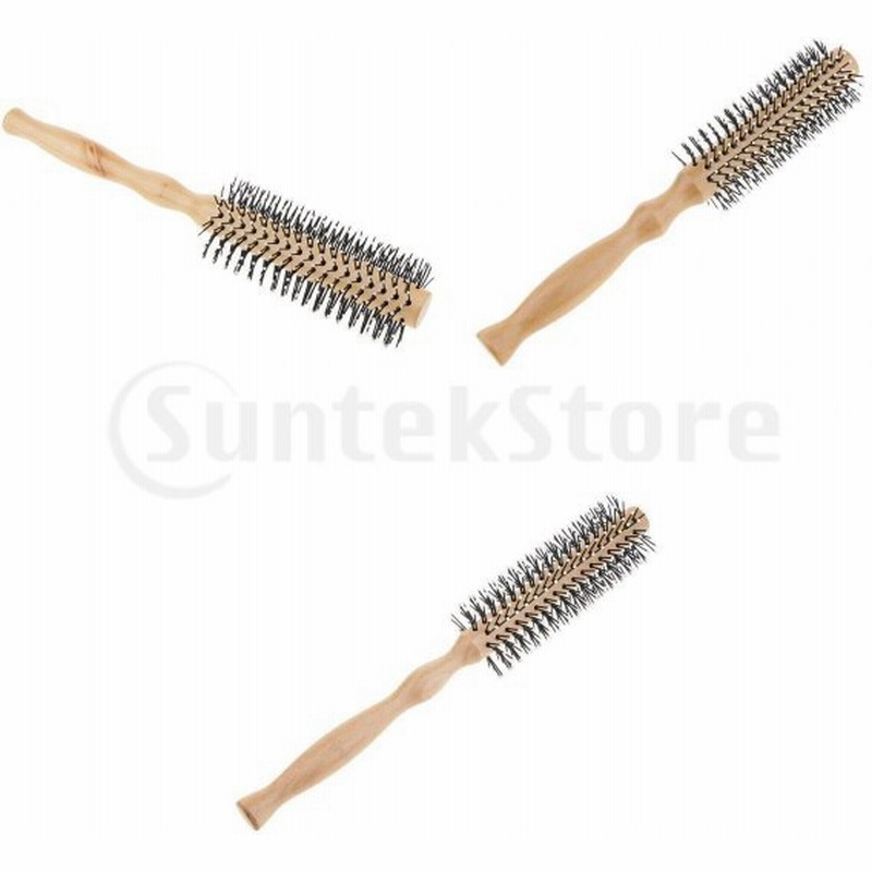 3本セット ロールブラシ ヘアブラシ 木製櫛 スタイリングブラシ 巻き髪 静電気防止 通販 Lineポイント最大0 5 Get Lineショッピング