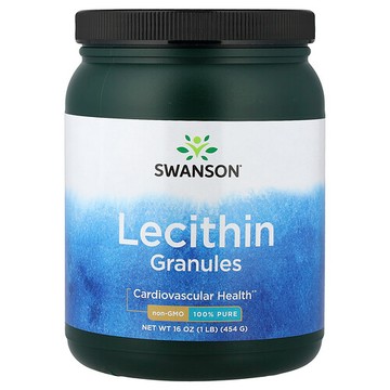 Swanson Vitamins, 卵磷脂顆粒，16 盎司（454 克）