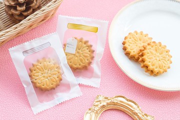 創意餅乾 梅森瓶圖案封口袋 莓好愛情 草莓夾心餅乾 單入