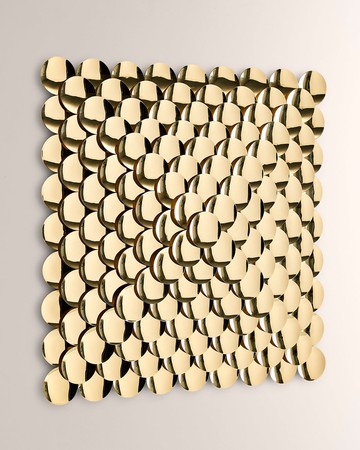 Pyramid Wall Decor - Brass