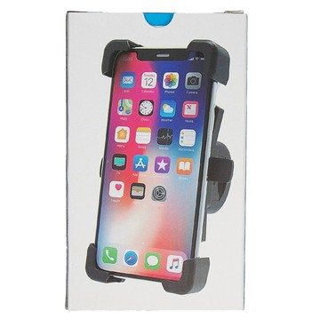 FANCY LIFE 機車手機支架 適用於自行車 4.5-7.2 英寸  黑色  車把款