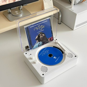 跨境復古CD專輯播放機器藍牙音響一體音箱碟唱片生日禮物年會禮品【Snowbelle優選】