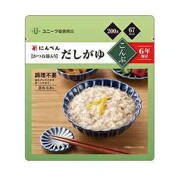 アレルギー対応 特定アレルギー原材料27品目不使用 6年保存 かつお節入り だしがゆ三種×10