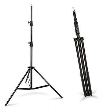 【EC數位】2.8米 超大燈架 三節加強避震式 棚燈架 外拍燈架 柔光傘架 加粗管徑 280公分 閃光燈架 補光燈架