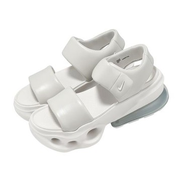Nike 涼鞋 W Air Max Halo 女鞋 男鞋 米白 厚底 日系 氣墊 魔鬼氈 IO1959-002