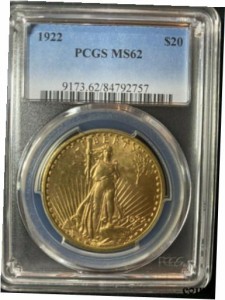 アンティークコイン NGC PCGS 1922- 20.00 Saint, PCGS, MS-62