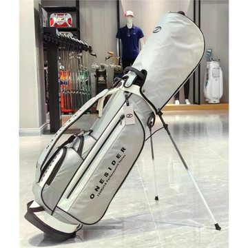出口日韓超輕防水銀灰配白色高爾夫球包高爾夫支架包衣物包特價售