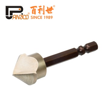 【Panrico 百利世】 6分尖錐型毛邊刮刀 銅管修邊器 高效去毛刺電動毛邊刀 電鑽/起子專用修邊工具