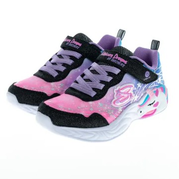 SKECHERS 童鞋 女童系列燈鞋 UNICORN DREAMS (302299LBKMT)