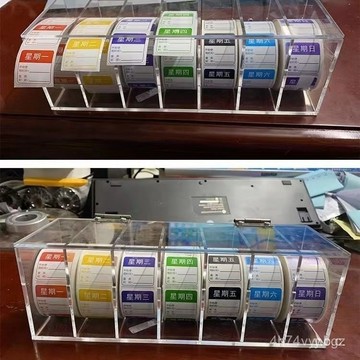 🔥桃園有貨🔥【1778人收藏】彩色星期標簽管理時間效期七天酒店餐飲貼紙一週保質不幹膠YLPJ U9IN