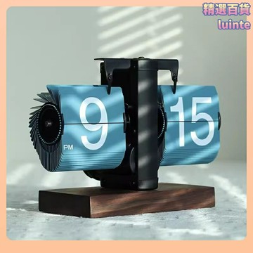 【自動翻頁】歐式座鐘 翻頁鍾 客廳鍾 機械鐘 復古鬧鐘 簡約設計 靜音機芯 家居裝飾 書房客廳擺件