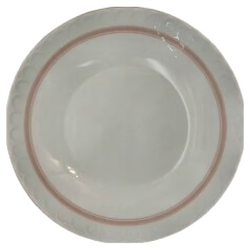 Royal Duke 黛蕾爾 骨瓷系列 飯盤 8.5吋  白色 + 淡粉色  1個