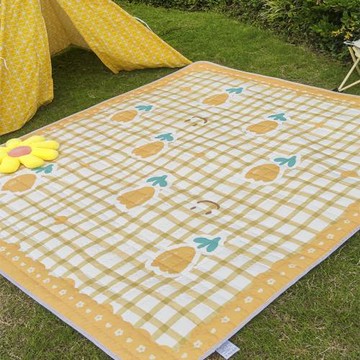 ins戶外2米野餐墊防潮墊加厚露營墊可機洗春游墊子沙灘音樂節地墊