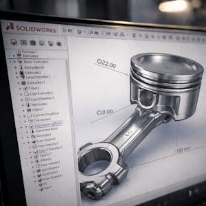 Design and Assemble an IC Engine Using SolidWorks