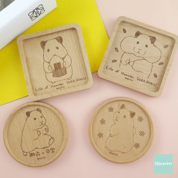 助六的日常-木杯墊