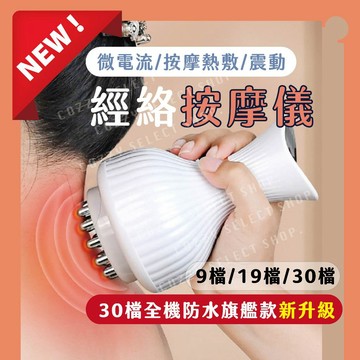 [TOP熱銷] 智能按摩儀 電動按摩儀 微電流經絡刷 防水刷頭 電動經絡刷充電款 十九檔調整 九檔調整 電動按摩刷